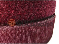 Velcro textile, color bordo