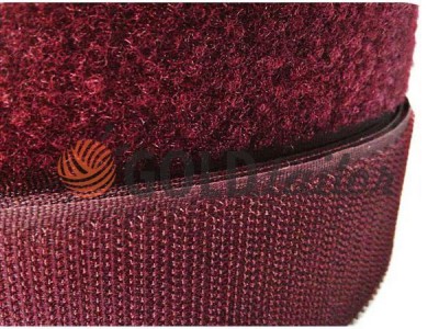 Velcro textile bordo color buy in bulk and retail from 1 m