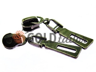 Buy Slider Delta Spiral zipper type 5 black nickel