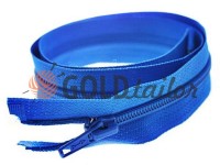 Zipper spiral type 5 on one slider 40 cm - 85 cm, blue 058