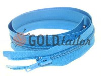 Zipper spiral type 5 on one slider 40 cm - 85 cm, blue 059