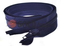 Zipper spiral type 5 on one slider 40 cm - 85 cm, blue 071