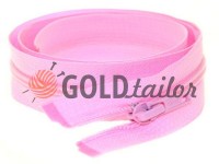 Zipper spiral type 5 on one slider 40 cm - 85 cm, pink 005