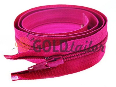 Zipper spiral type 5 on a slider 40 cm - 85 cm, pink 278 buy a wholesale and retail