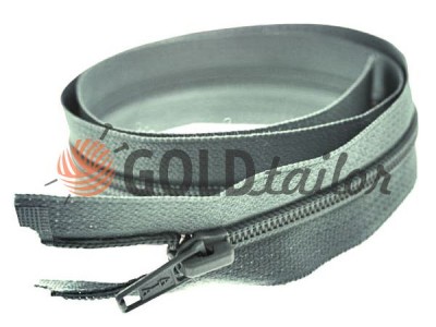 Zipper spiral type 5 on a slider 40 cm - 85 cm, gray 106 buy a wholesale and retail