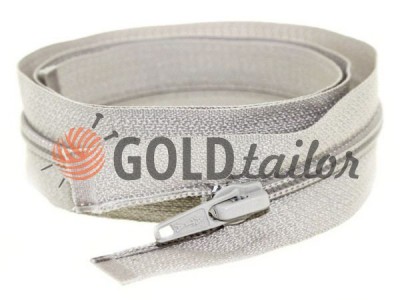 Zipper spiral type 5 on a slider 40 cm - 85 cm, gray 205 buy a wholesale and retail