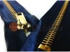 Buy zipper jean type 5, length 18 cm, dark blue, gold teeth