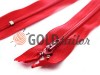 Zipper trousering spiral 18 cm type 4, color red 010, wholesale and retail