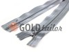 Zipper trousering spiral 18 cm type 4, color grey 109, wholesale and retail