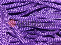 Cord for clothes 5 mm hollow, color violet 019