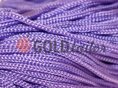 Cord 5 mm in a roll without filler, violet 022 wholesale and retail from 1 m