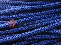 Cord for clothes 5 mm hollow, color blue 065