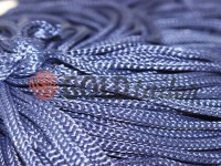 Cord for clothes 5 mm hollow, color dark blue 071