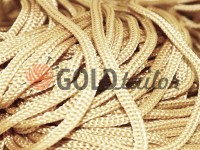 Cord for clothes 5 mm hollow, color beige 125