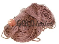 Cord for clothes 5 mm hollow, color brown 041