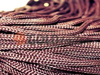 Cord for clothes 5 mm hollow, color brown 046