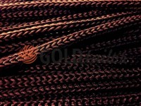 Cord for clothes 5 mm hollow, color brown 046