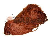 Cord for clothes 5 mm hollow, color brown 155