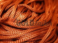 Cord for clothes 5 mm hollow, color brown 155