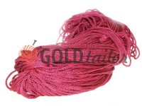 Cord for clothes 5 mm hollow, color red 011