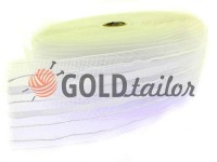 Webbing for curtains organza white 60 mm