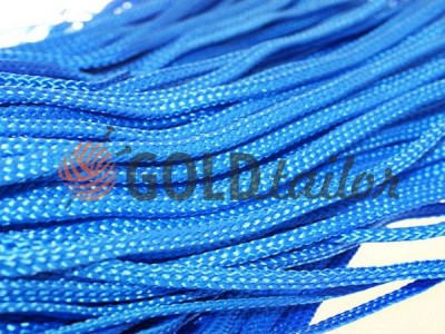 Cord 7 mm in a roll without filler, blue wholesale and retail from 1 m