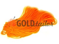 Cord braided flat 7mm, color orange