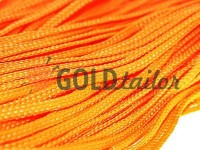 Cord braided flat 7mm, color orange