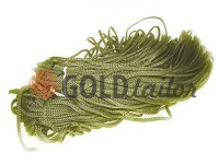 Cord braided flat 7mm, color olive