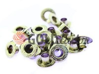 Luvers steel no ring "Relief" 5 mm, color nickel, 50 pcs