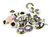 Luvers eyelets with steel no ring "Relief" 5 mm nickel color wholesale and retail