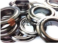 Luvers steel ring 13 mm, color black nickel, 50 pcs