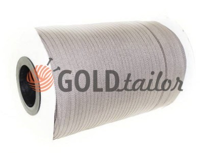 Zipper spiral roll gray 107 type 3 wholesale and retail from 1 m