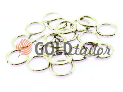 Buy a steel ring 10 mm, thickness 1,8 mm, color nickel 1 piece wholesale and retail