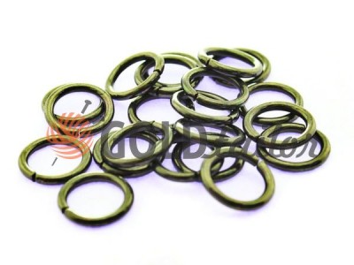 Buy a steel ring 10 mm, thickness 1,8 mm, color black nickel 1 piece wholesale and retail