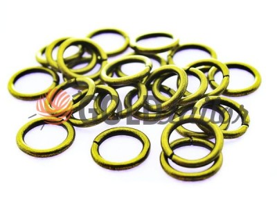 Buy a steel ring 10 mm, thickness 1,8 mm, color antique 1 piece wholesale and retail