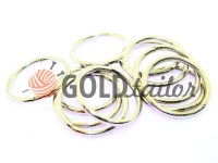 Ring steel 2 mm, thickness 2,5 mm, color nickel