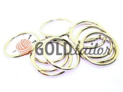 Buy a steel ring 2 mm, thickness 2,5 mm, color nickel 1 piece wholesale and retail