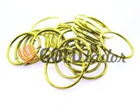 Ring steel 25 mm, thickness 2 mm, color gold