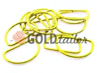 Semiring steel 25 mm, thickness 2 mm, the color of gold