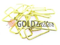 Frame metal 38 mm, thickness 2,5 mm, color gold