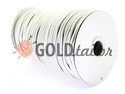 Cord elastic white with different diameters wholesale and retail