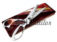 Shears tailors with a nickel handle and a self-sharpening blades