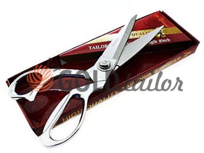 Shears tailors with a nickel handle and a self-sharpening blades to buy from 1 pcs