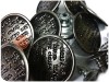 Buttons denim newspaper of 17 mm, 20 mm, color, black nickel, buy wholesale and retail 10 pcs