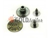 Buttons denim OK of 15 mm, color, black nickel, buy wholesale and retail 10 pcs