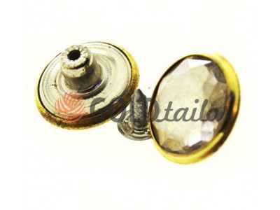 Buttons denim Big-Stone of 20 mm, color, gold, buy wholesale and retail 10 pcs