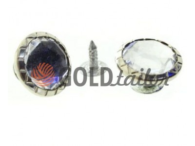 Buttons denim Big Stone of 17 mm, 20 mm, color, nickel, buy wholesale and retail 10 pcs