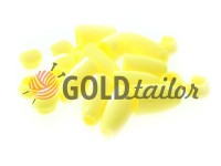 Tip bell plastic yellow cord d= 4 mm, 10 pcs