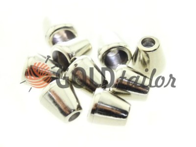 Buy Tip bell13 mm* 6 mm nickel cord d = 4 mm wholesale and retail